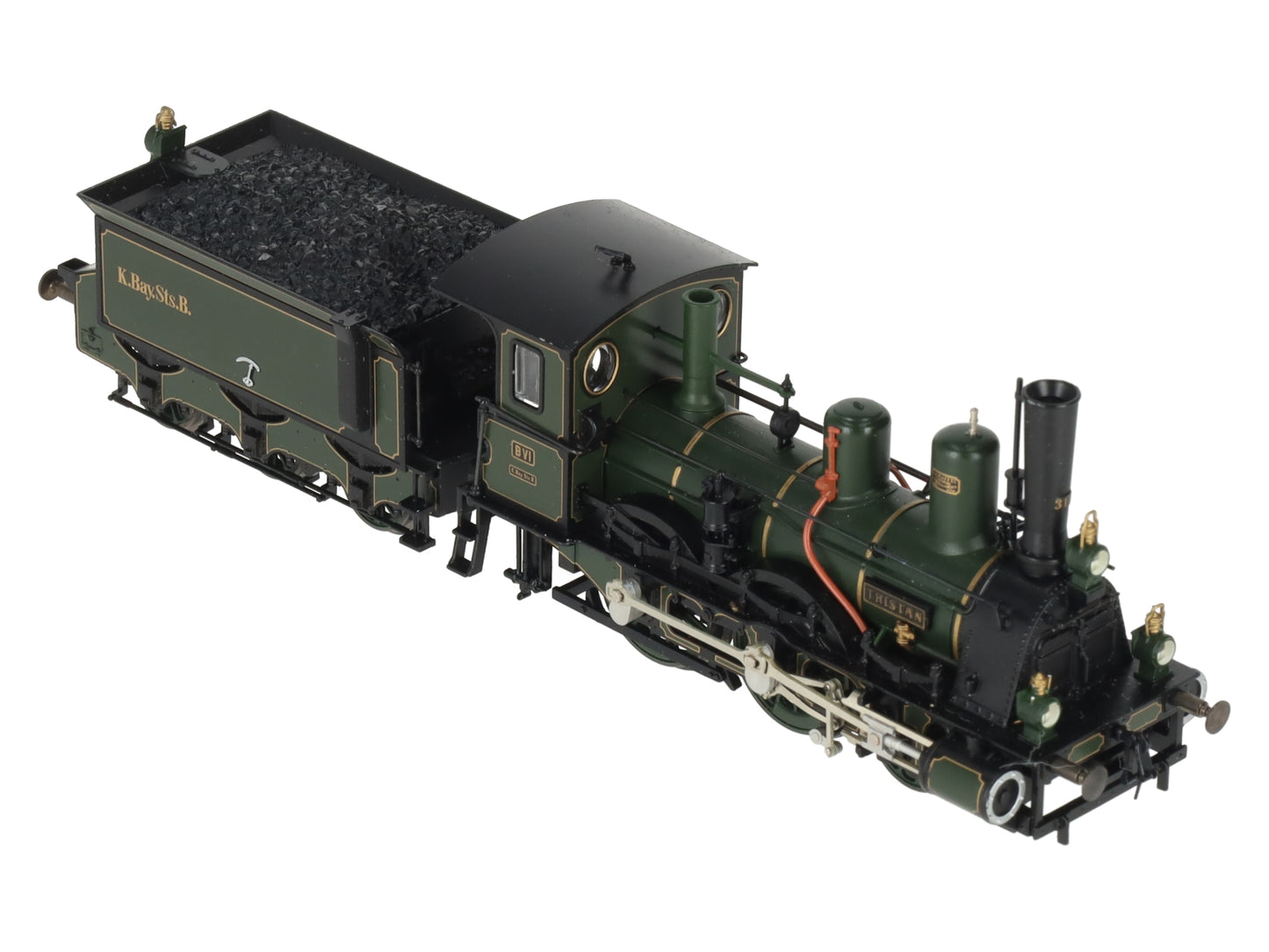 Marklin 2698 HO KBayStsB King Ludwig Train Steam Engine & Tender w/Display Case EX/Box