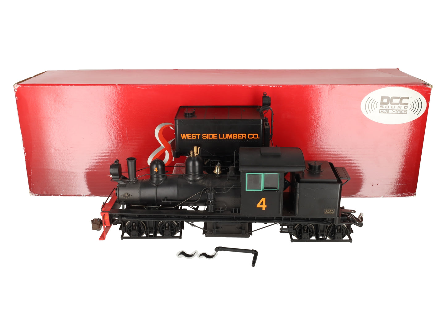 Bachmann 82698 West Side Lumber Co. 55 Ton Shay Locomotive VG/Box