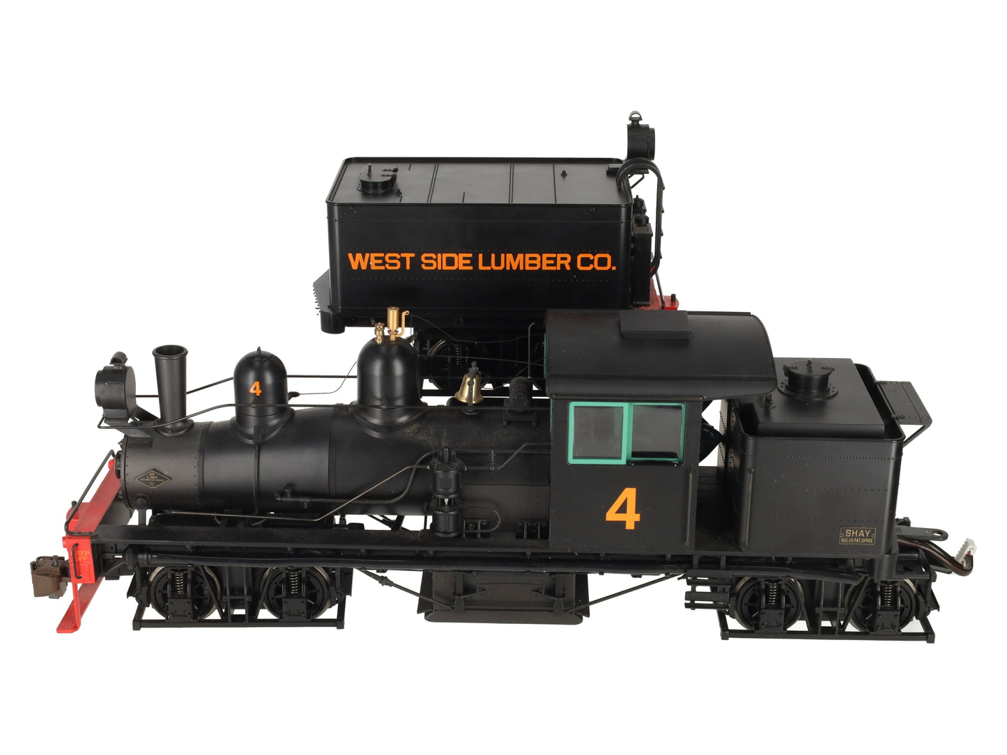 Bachmann 82698 West Side Lumber Co. 55 Ton Shay Locomotive VG/Box