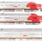 American Flyer 470/471/473 VIntage S Santa Fe ABA Diesel Locomotive Set VG