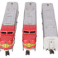 American Flyer 470/471/473 VIntage S Santa Fe ABA Diesel Locomotive Set VG