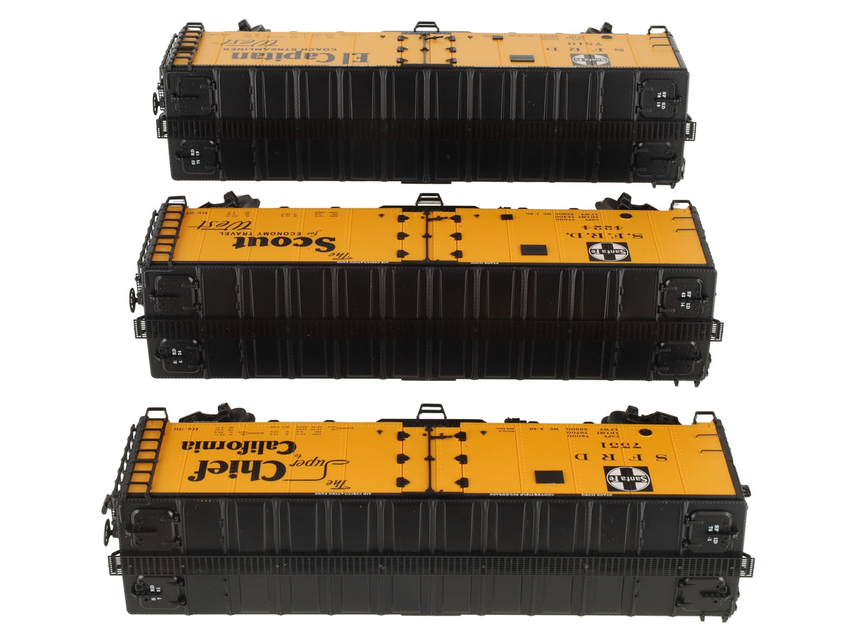 Lionel 6-83549 O Scale VISIONLINE ATSF Reefers w/One Operating Car (Set of 3) LN/Box