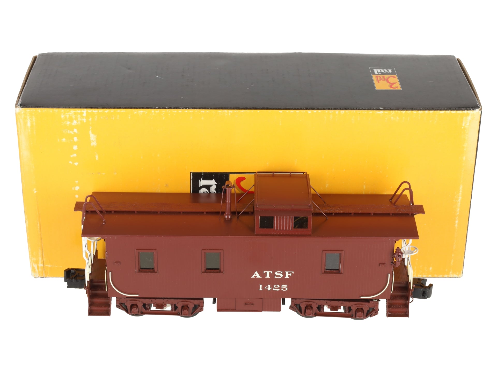 Sunset Models O Scale BRASS Union Pacific CA-1 Wood Caboose (3-Rail) EX/Box