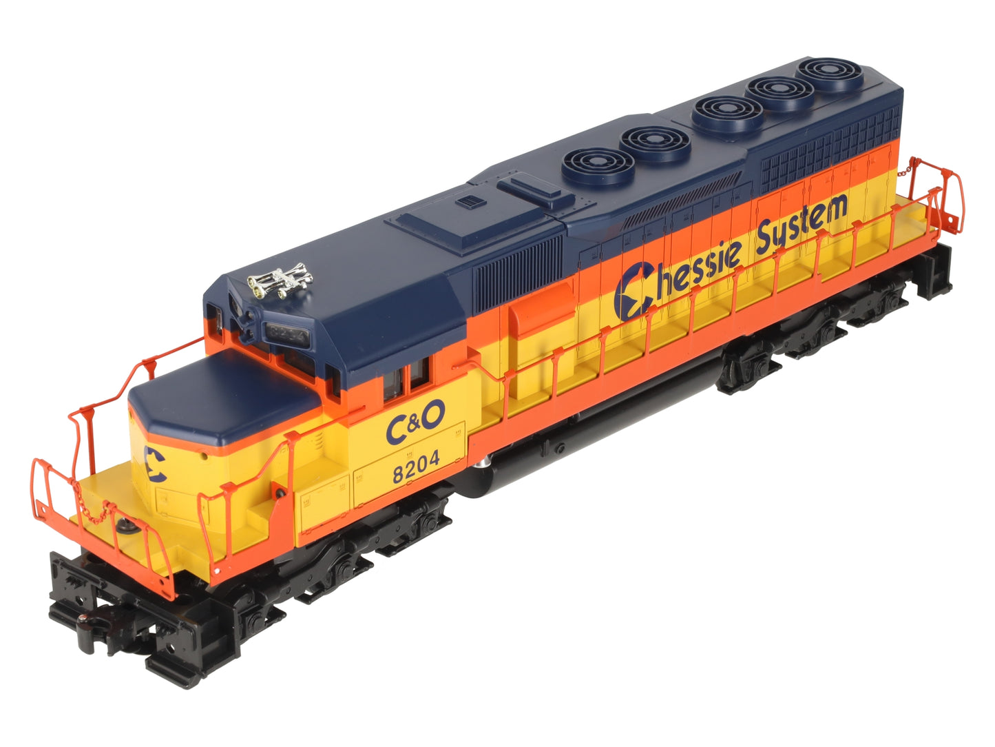 Lionel 6-18204 O Gauge Chessie System SD40 Non-Powered Diesel Locomotive #8204 VG/Box