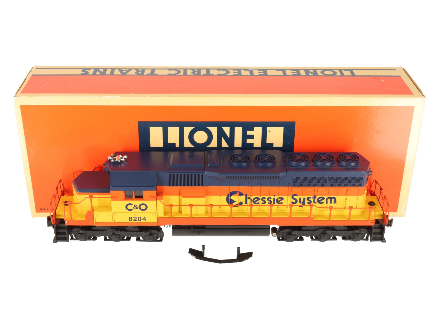 Lionel 6-18204 O Gauge Chessie System SD40 Non-Powered Diesel Locomotive #8204 VG/Box