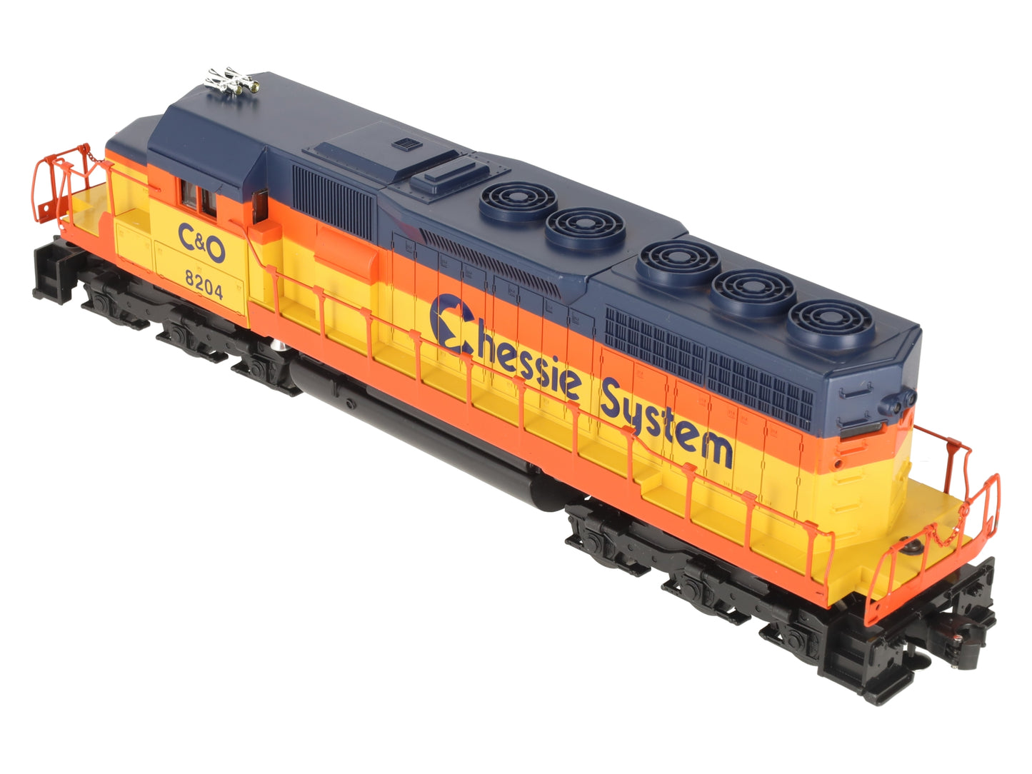 Lionel 6-18204 O Gauge Chessie System SD40 Non-Powered Diesel Locomotive #8204 VG/Box