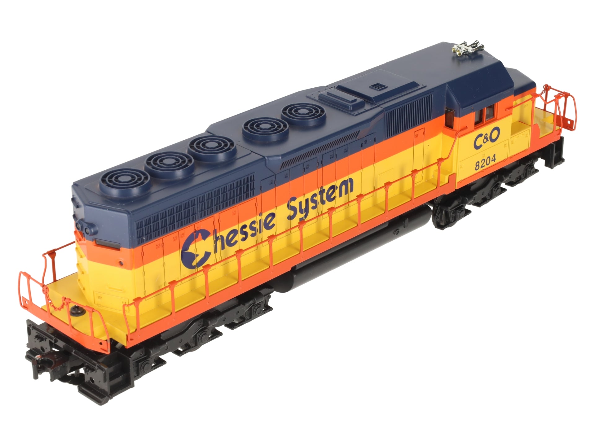 Lionel 6-18204 O Gauge Chessie System SD40 Non-Powered Diesel Locomotive #8204 VG/Box