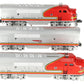 Lionel 6-11711 O Santa Fe F-3 ABA Diesel Locomotive Set #8100/8101/8102 with RS VG/Box