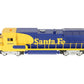 Lionel 6-18212 O Santa Fe Dash 8 40-B Non-Powered Diesel Locomotive #8212 EX/Box