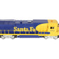 Lionel 6-18212 O Santa Fe Dash 8 40-B Non-Powered Diesel Locomotive #8212 EX/Box
