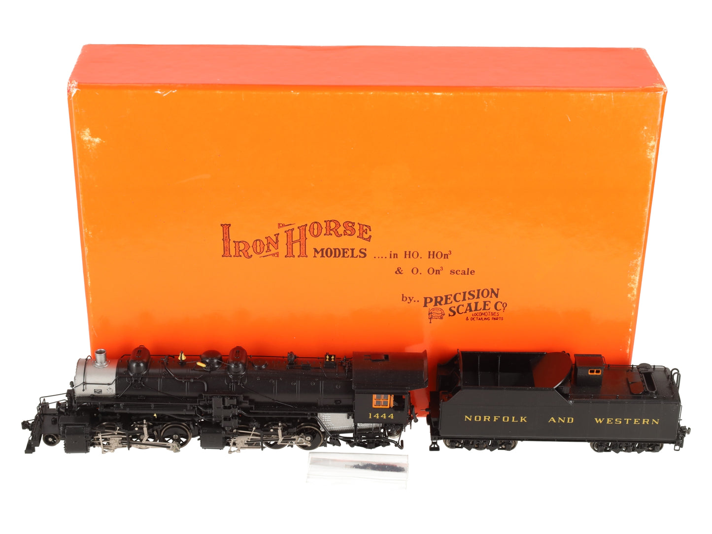 Precision 16100-1 HO BRASS N&W 2-6-6-2 Z1b Steam Loco & Tender  #1444 LN/Box