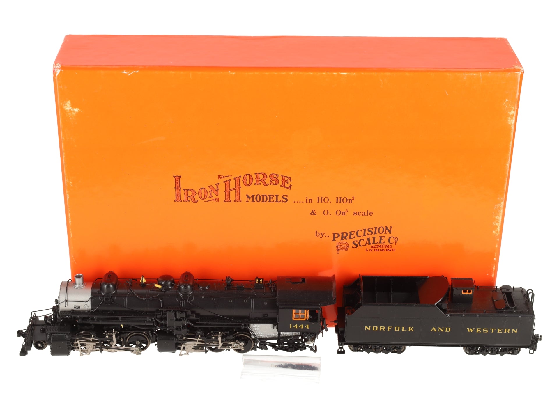 Precision 16100-1 HO BRASS N&W 2-6-6-2 Z1b Steam Loco & Tender  #1444 LN/Box
