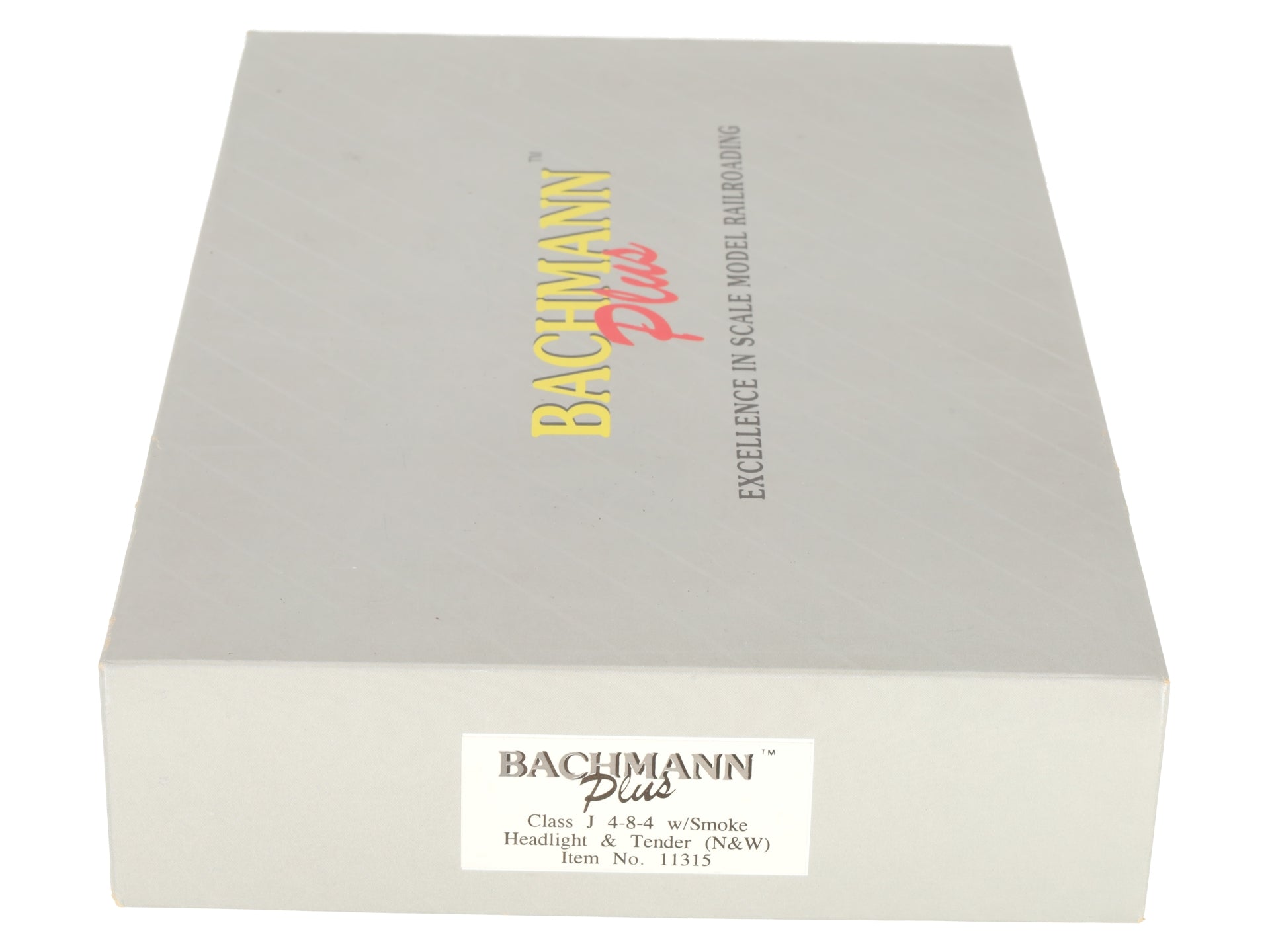 Bachmann 11315 HO Custom N & W Class J 4-8-4 Steam Locomotive & Tender #608/Box