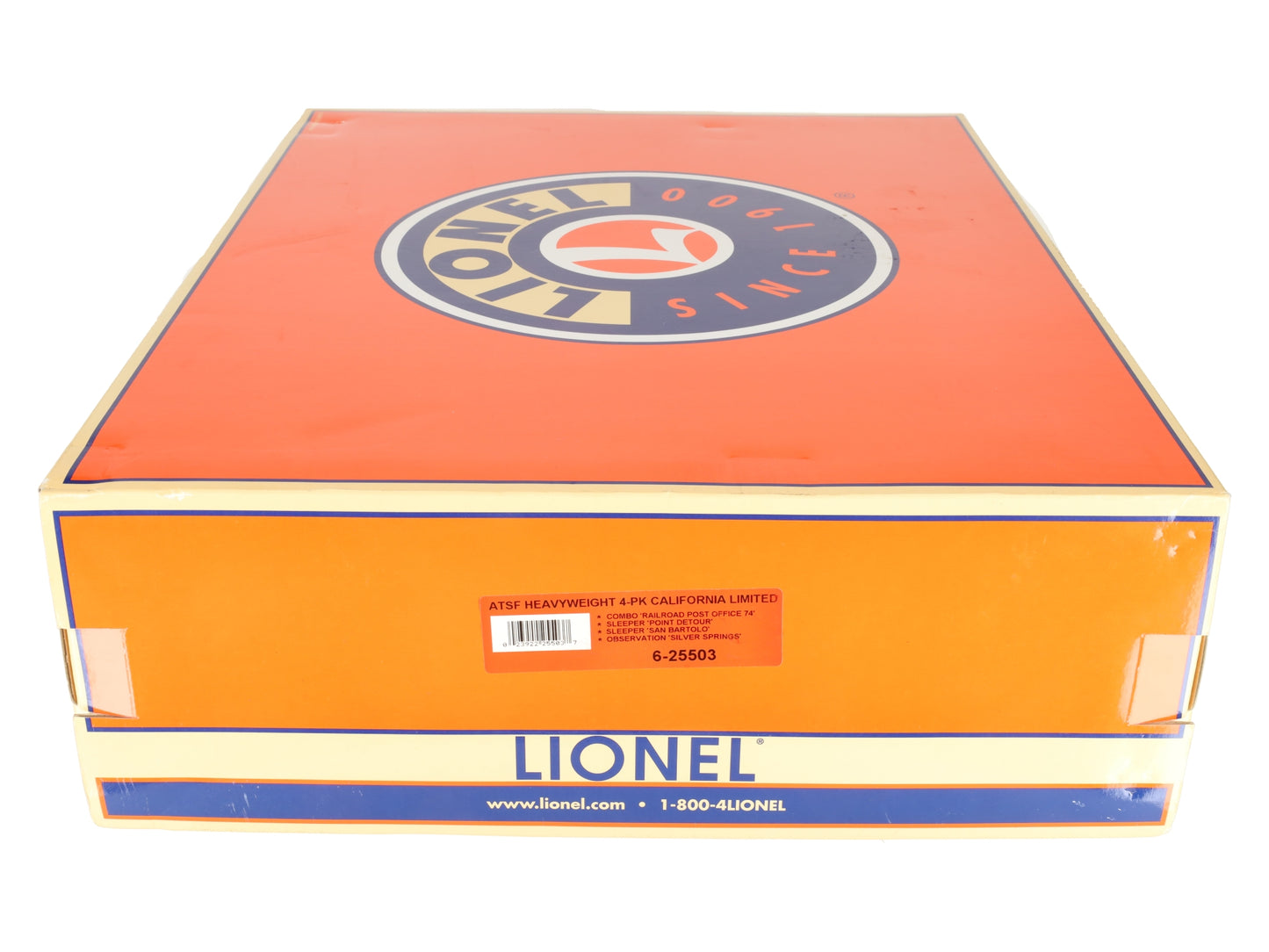 Lionel 6-25503 O Santa Fe "California Limited" Heavyweight Passenger 4-Pack