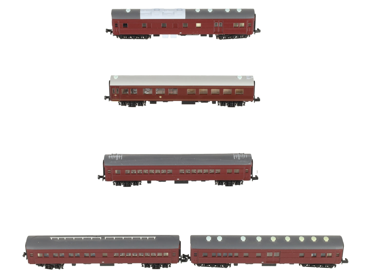 MicroAce A-4710 N Scale Passenger Car Set LN/Box