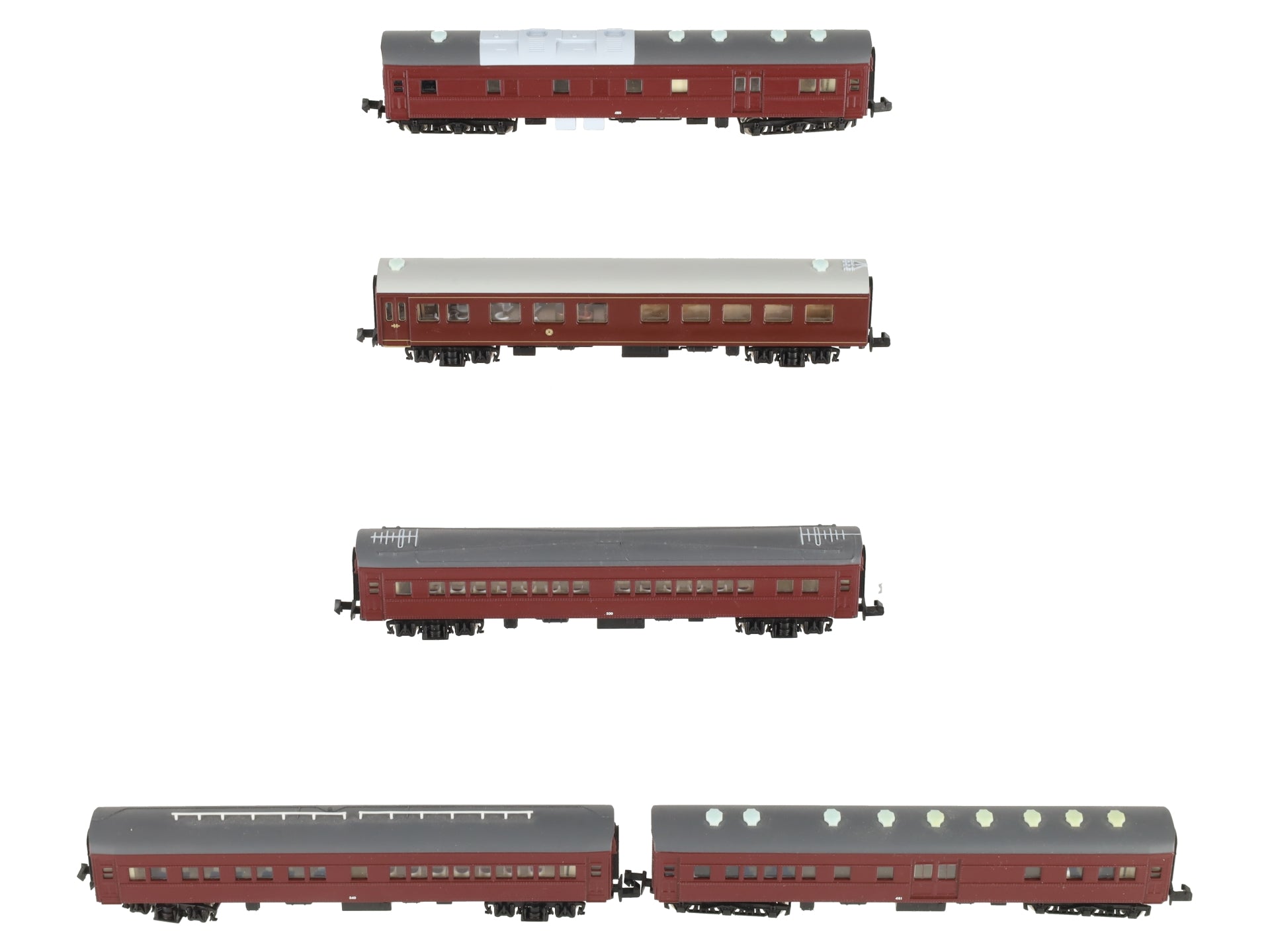 MicroAce A-4710 N Scale Passenger Car Set LN/Box