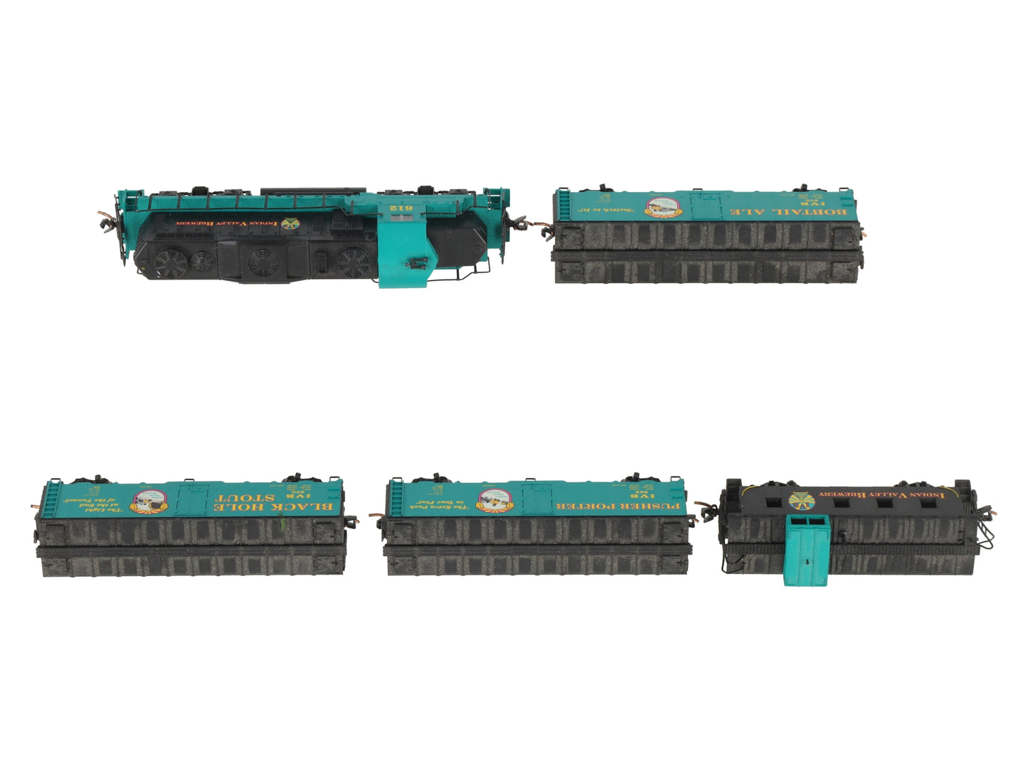 MicroTrains 99321010 Indian Valley Brewery N Gauge Diesel Train Set EX/Box