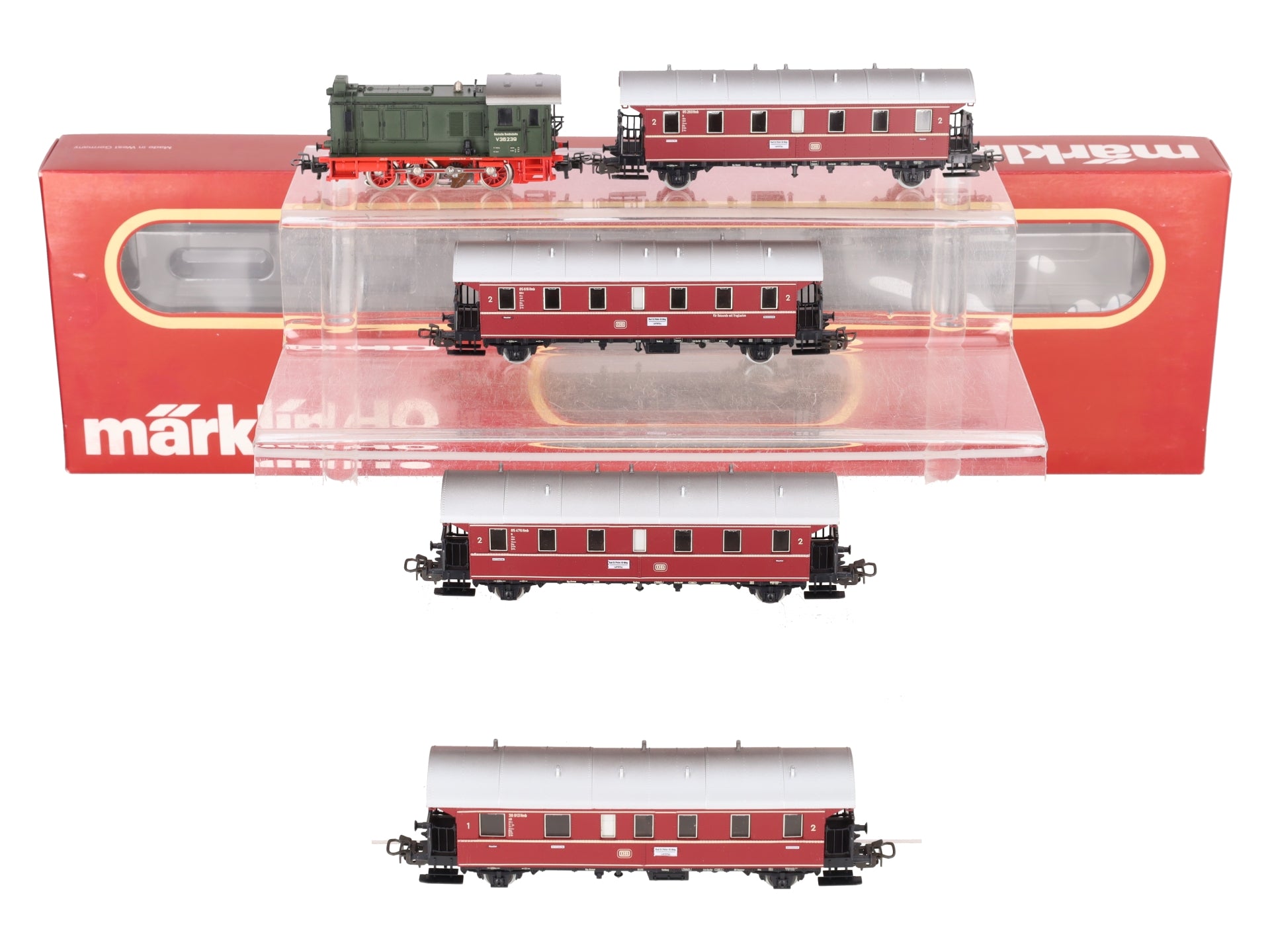 Marklin 2858 HO Gauge DB Diesel Passenger Train Set LN/Box