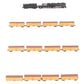 American Z-Line Z Scale 4-8-8-4 Steam Locomotive w/ Freight Cars (Set of 12) LN/Box