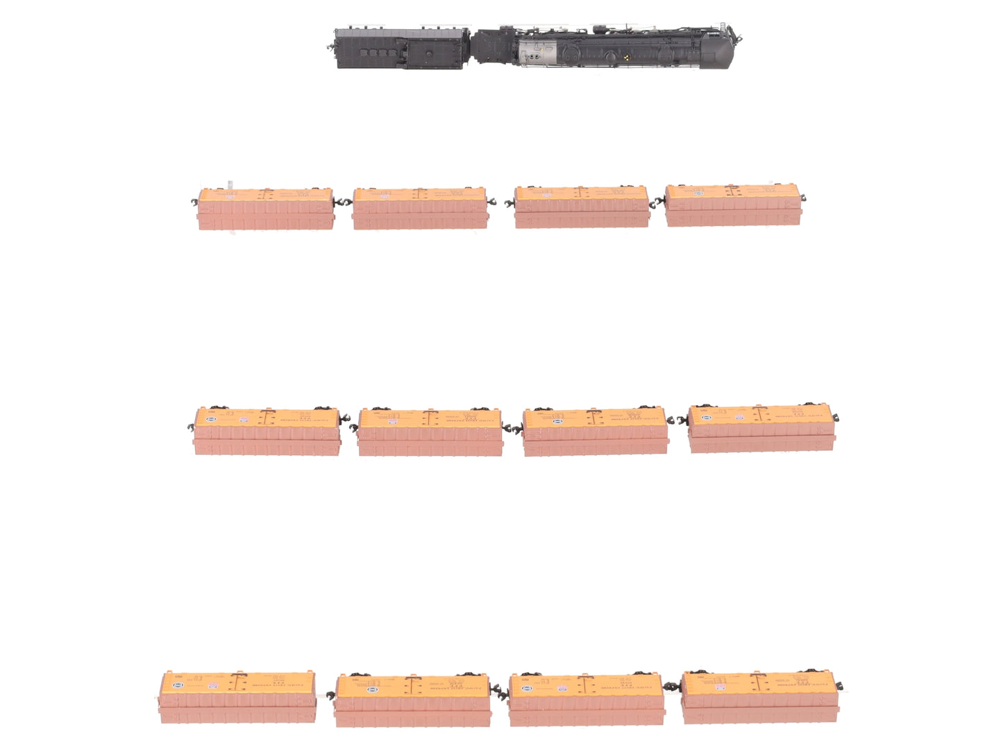 American Z-Line Z Scale 4-8-8-4 Steam Locomotive w/ Freight Cars (Set of 12) LN/Box