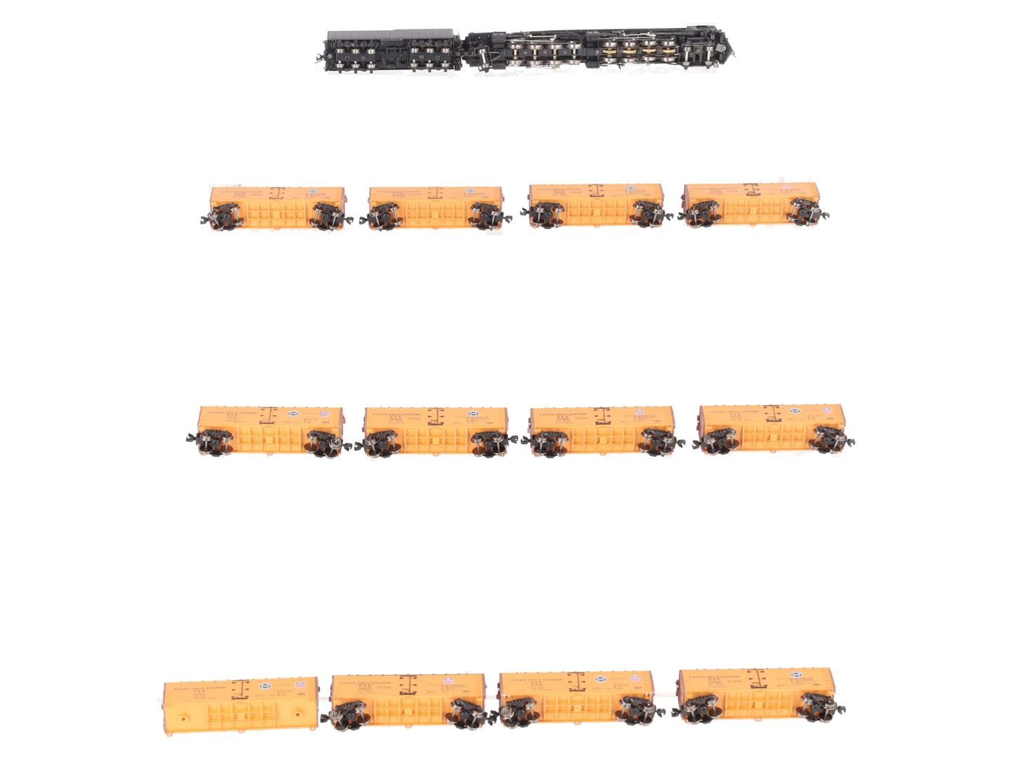 American Z-Line Z Scale 4-8-8-4 Steam Locomotive w/ Freight Cars (Set of 12) LN/Box