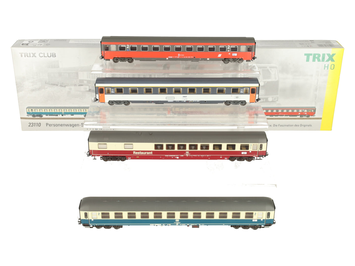 Trix 23110 HO FD Mozart Passenger Car #1 (Set of 4)
