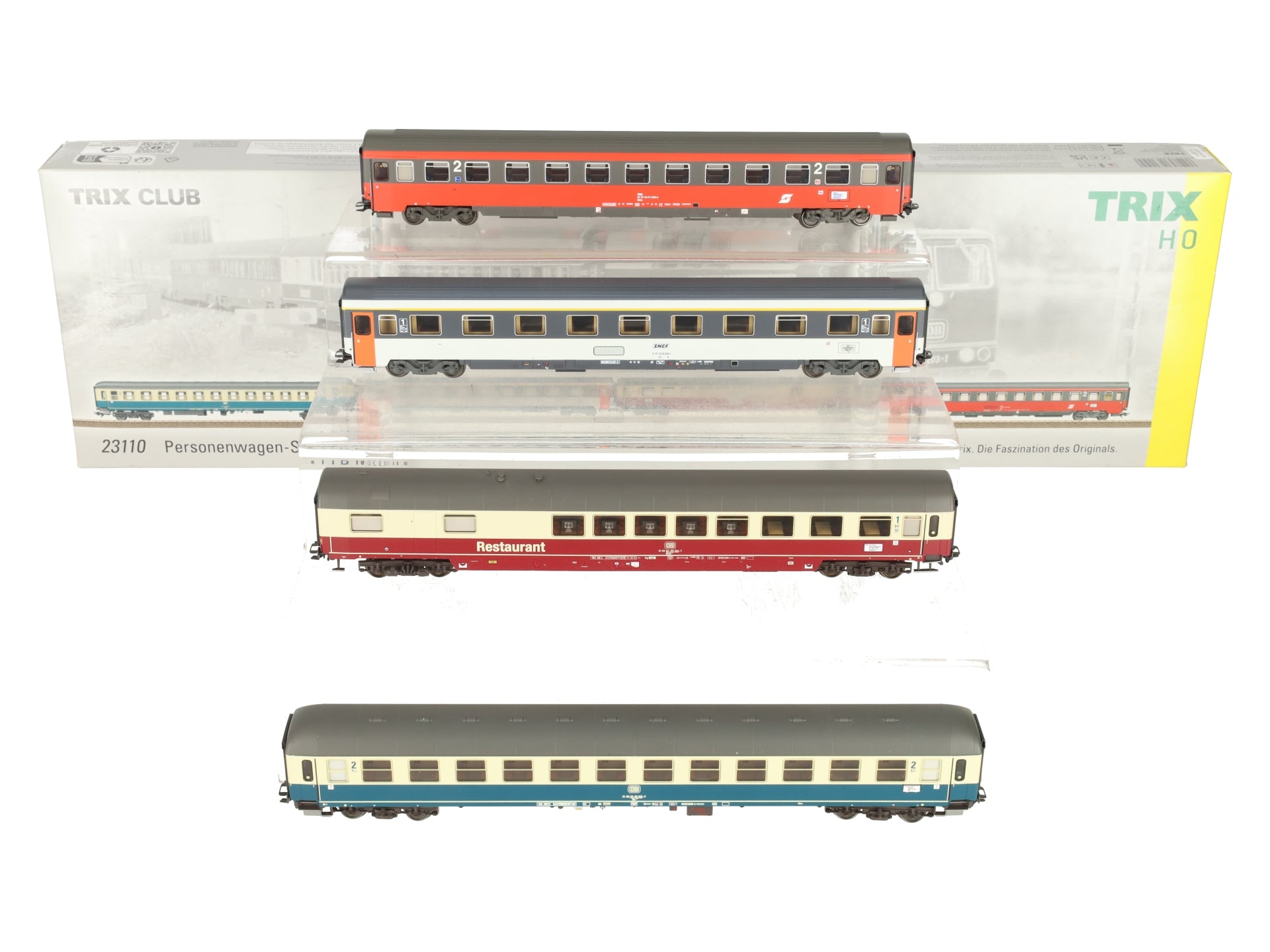 Trix 23110 HO FD Mozart Passenger Car #1 (Set of 4)