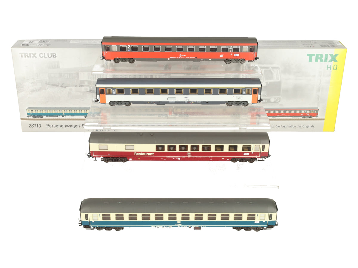 Trix 23110 HO FD Mozart Passenger Car #1 (Set of 4) NIB