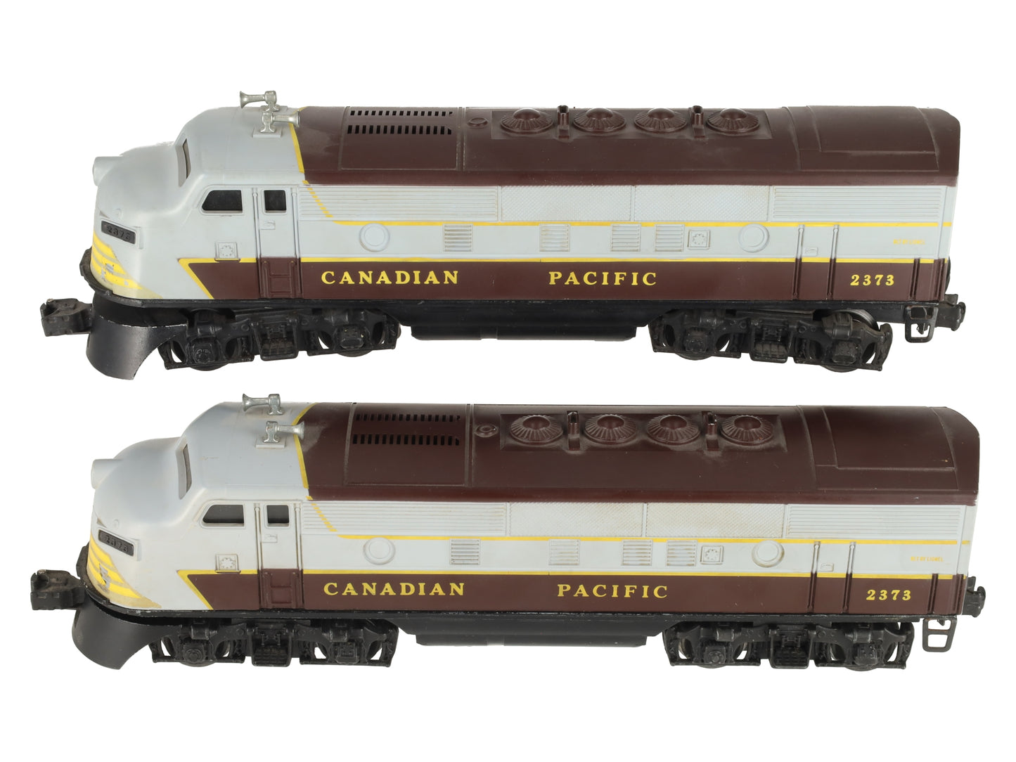 Lionel 2373 Vintage O Canadian Pacific F3 AA Diesel Locomotive Set VG/Box
