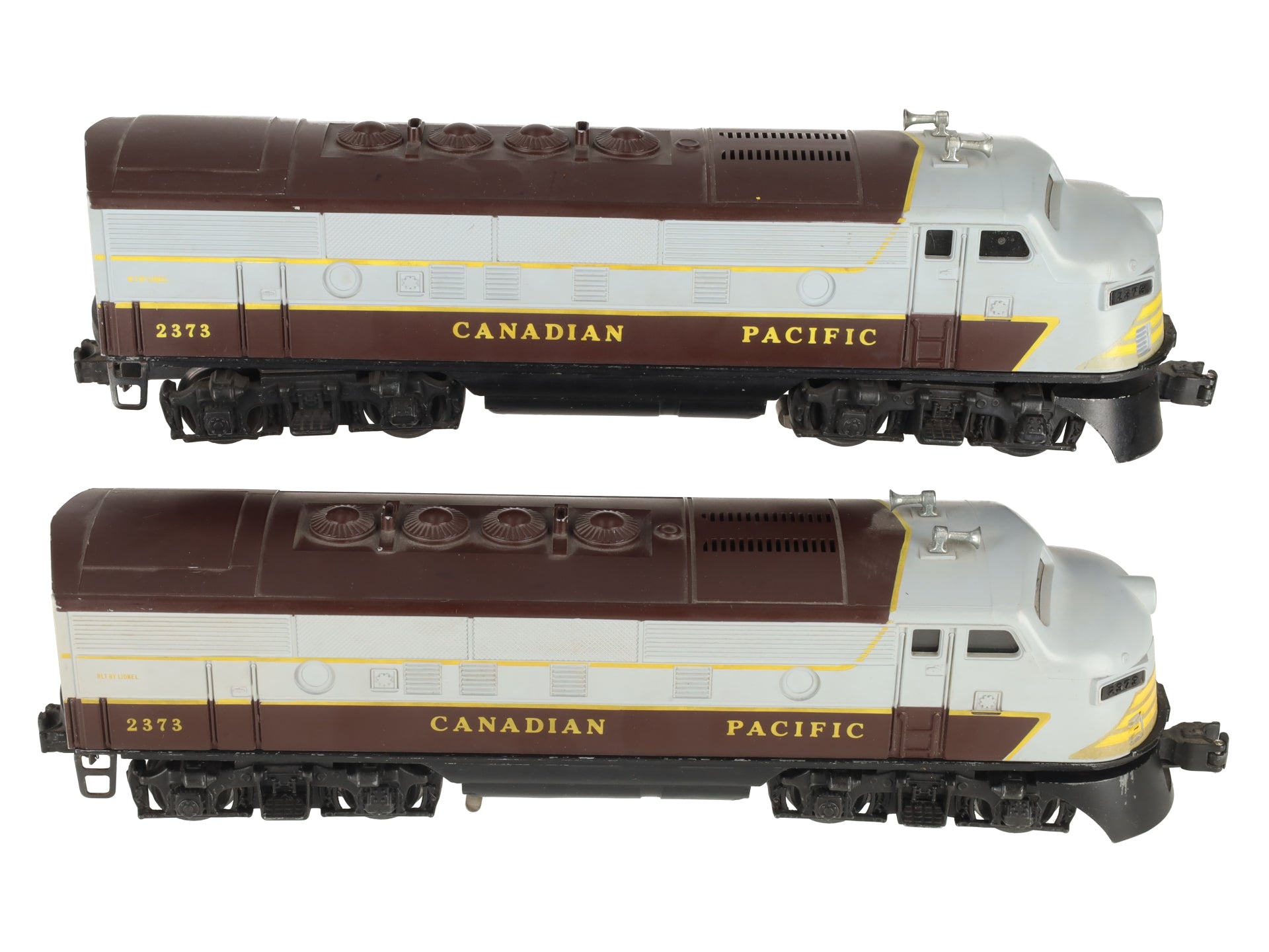 Lionel 2373 Vintage O Canadian Pacific F3 AA Diesel Locomotive Set VG/Box