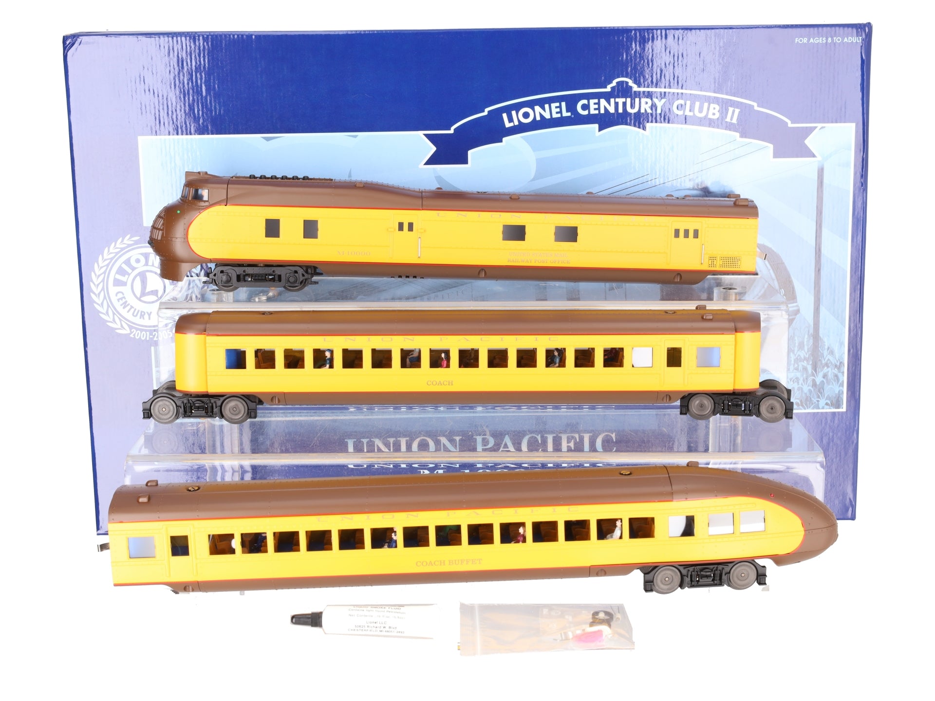 Lionel 6-51007 O Union Pacific Century Club II 752 M10000 Streamliner Train Set NIB