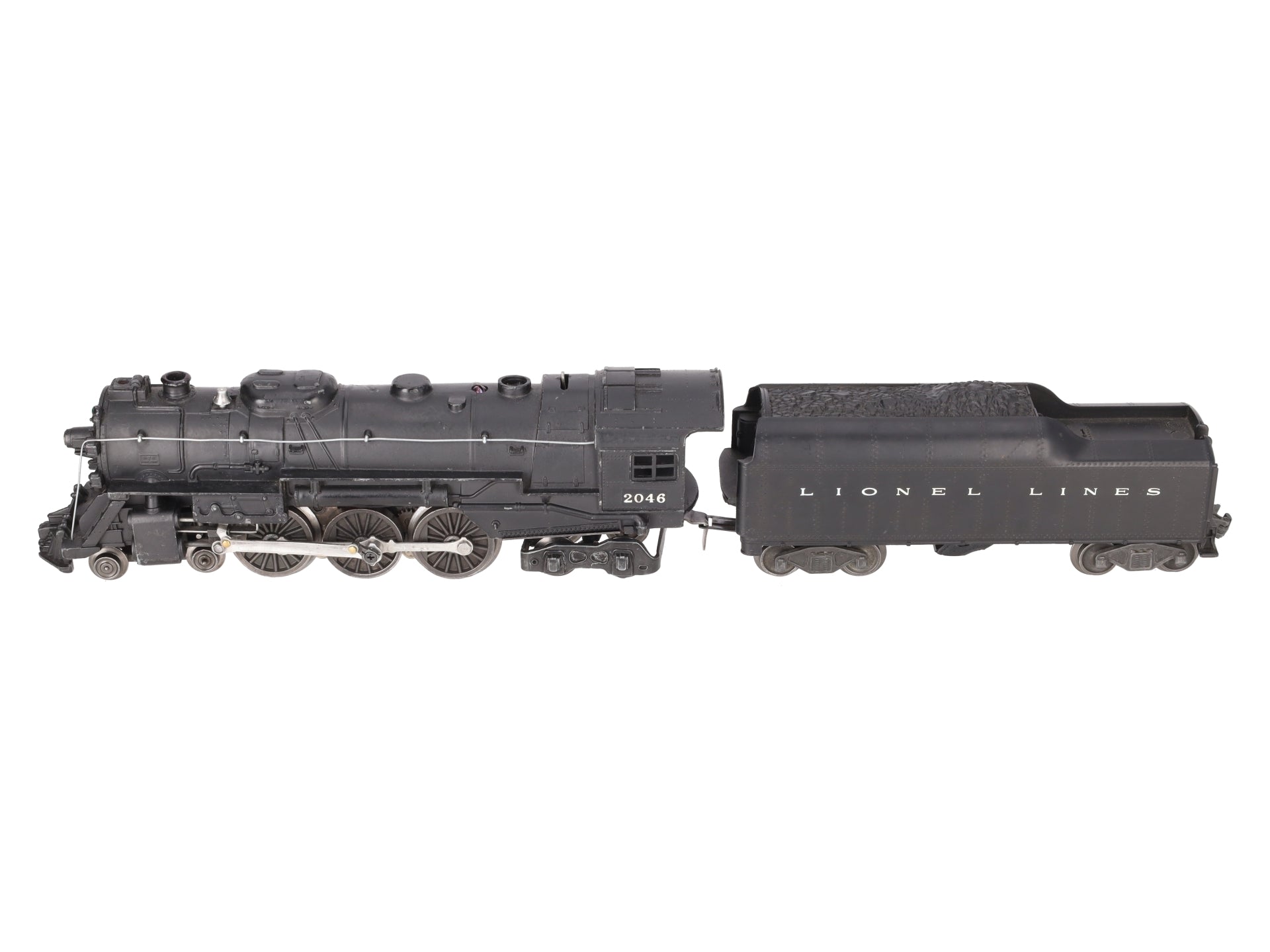 Lionel 2046 Vintage O Lionel Lines 4-6-4 Steam Locomotive w/2046W Whistle Tender VG