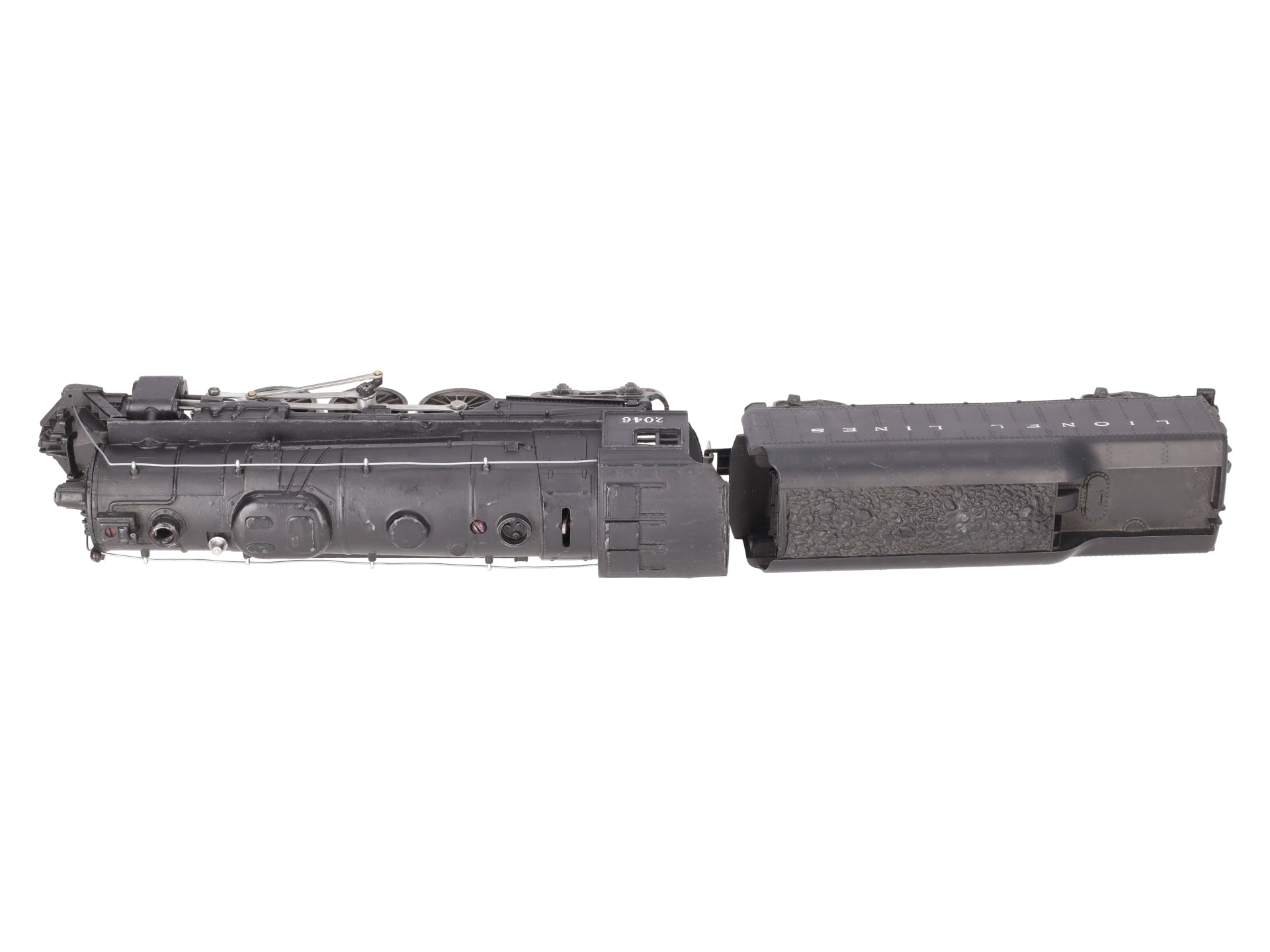 Lionel 2046 Vintage O Lionel Lines 4-6-4 Steam Locomotive w/2046W Whistle Tender VG