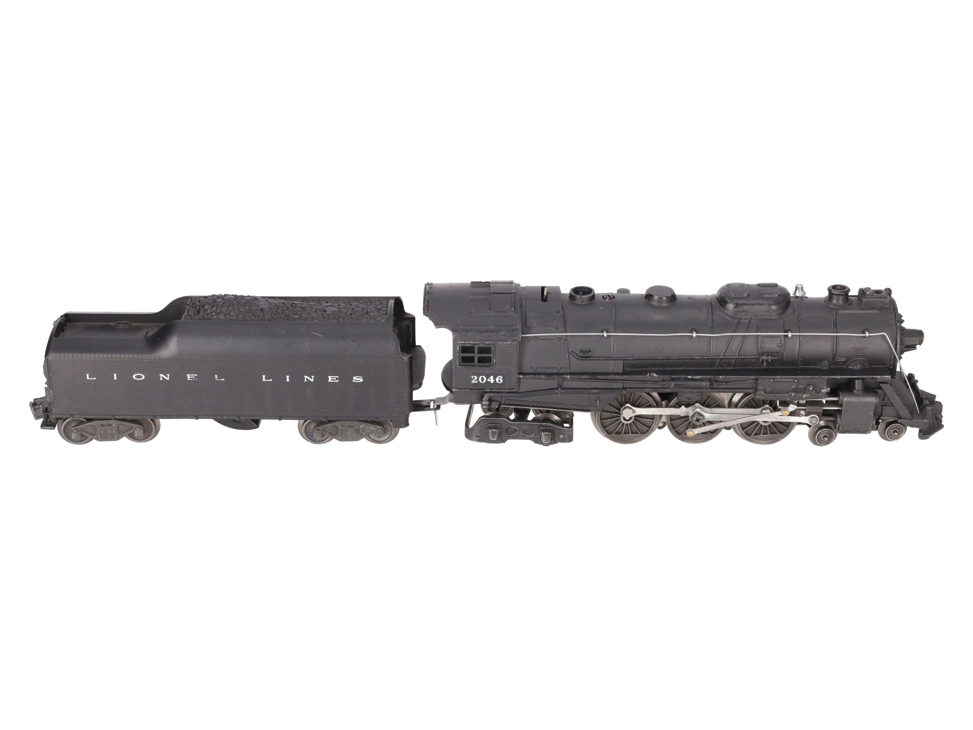 Lionel 2046 Vintage O Lionel Lines 4-6-4 Steam Locomotive w/2046W Whistle Tender VG