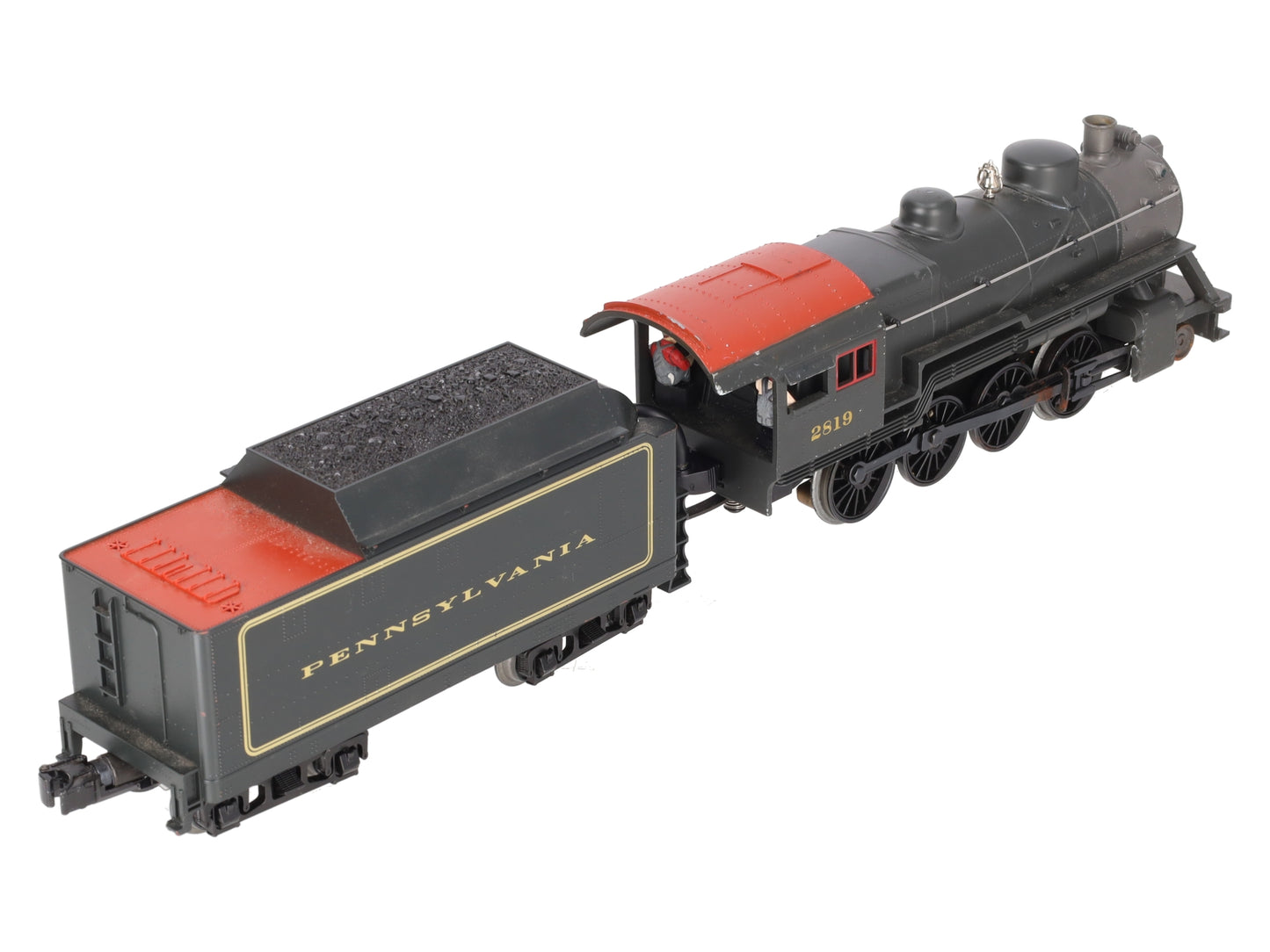 MTH 30-4136-1E O Scale Pennsylvania 2-8-0 Steam Engine & Tender #2819 w/PS2 EX