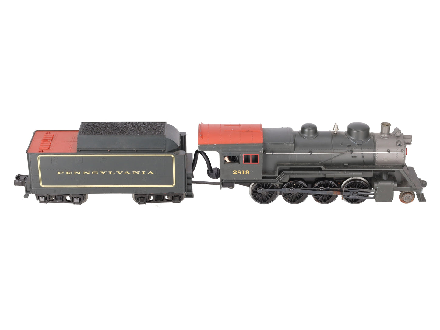 MTH 30-4136-1E O Scale Pennsylvania 2-8-0 Steam Engine & Tender #2819 w/PS2 EX