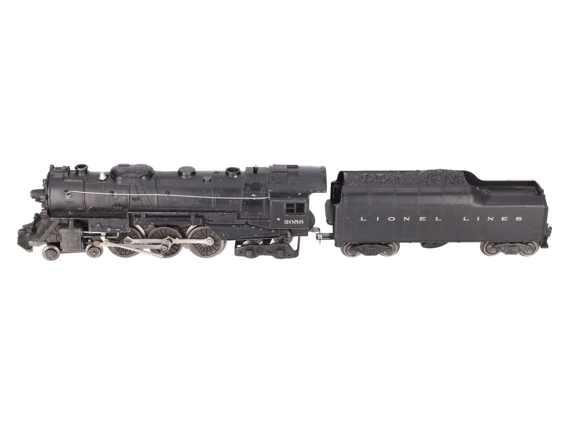 Lionel 2056 Vintage O Gauge 4-6-4 Steam Locomotive w/2046W Tender VG