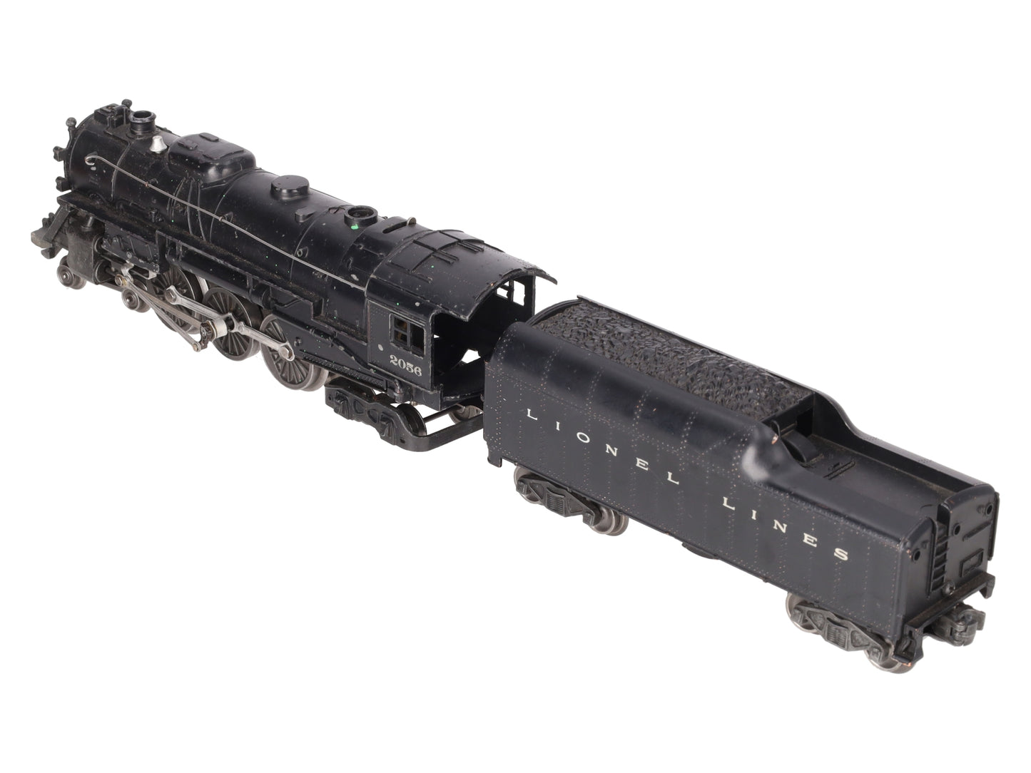 Lionel 2056 Vintage O Gauge 4-6-4 Steam Locomotive w/2046W Tender VG