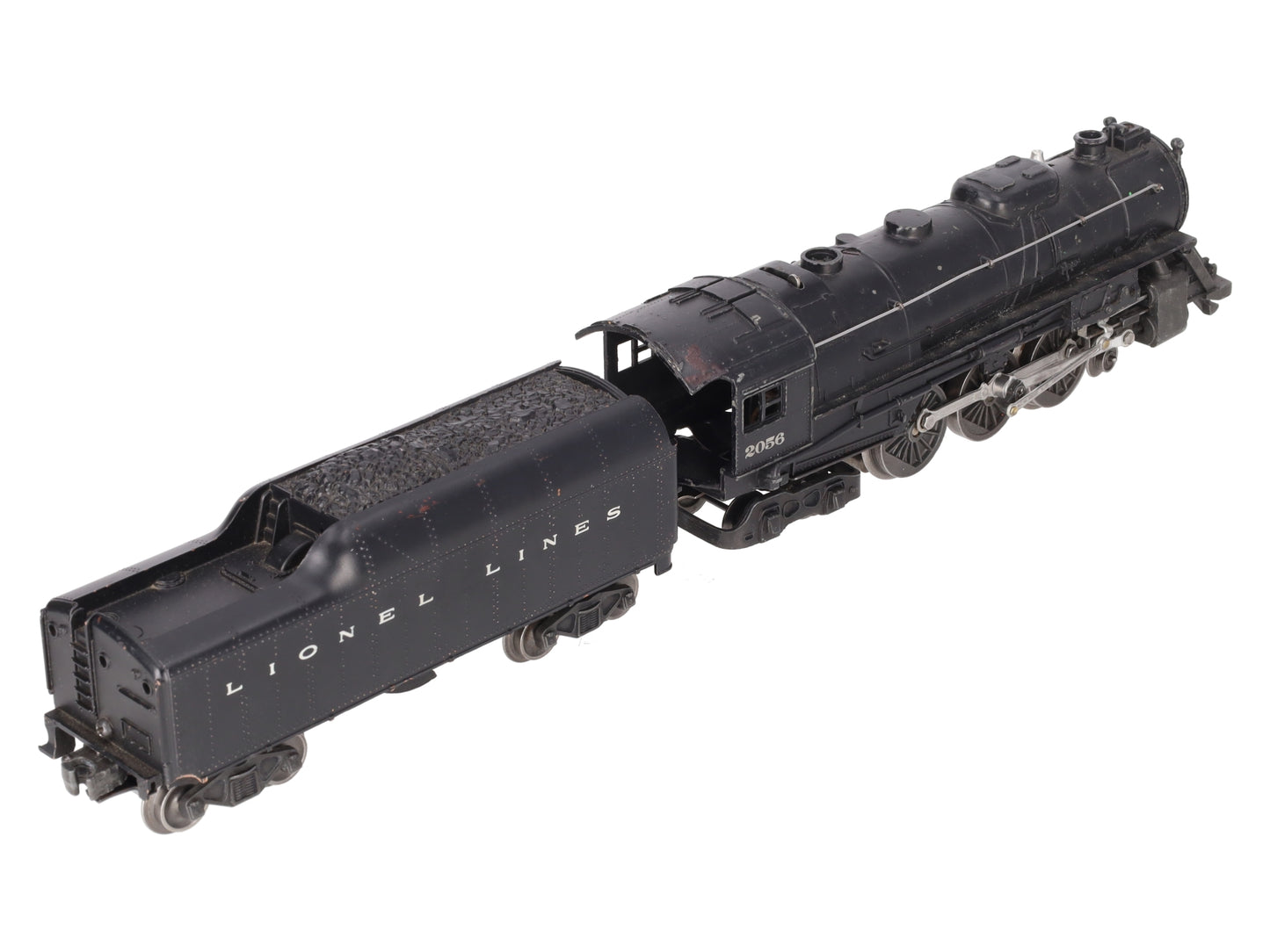 Lionel 2056 Vintage O Gauge 4-6-4 Steam Locomotive w/2046W Tender VG