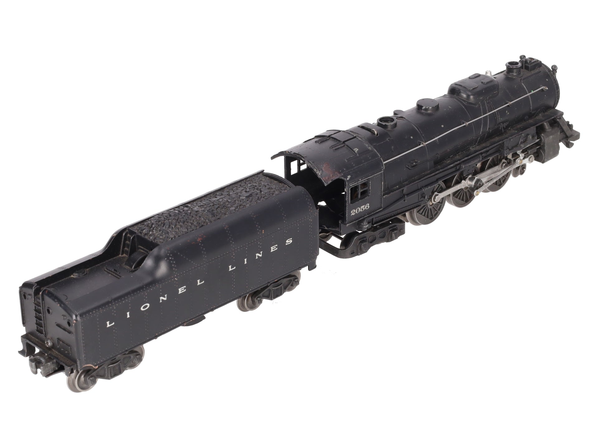 Lionel 2056 Vintage O Gauge 4-6-4 Steam Locomotive w/2046W Tender VG