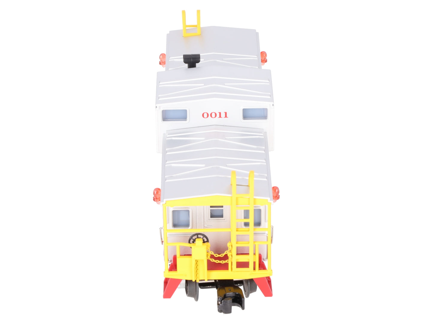 MTH 30-77375 O Gauge Santa Fe Extended Vision Caboose #0011 EX/Box