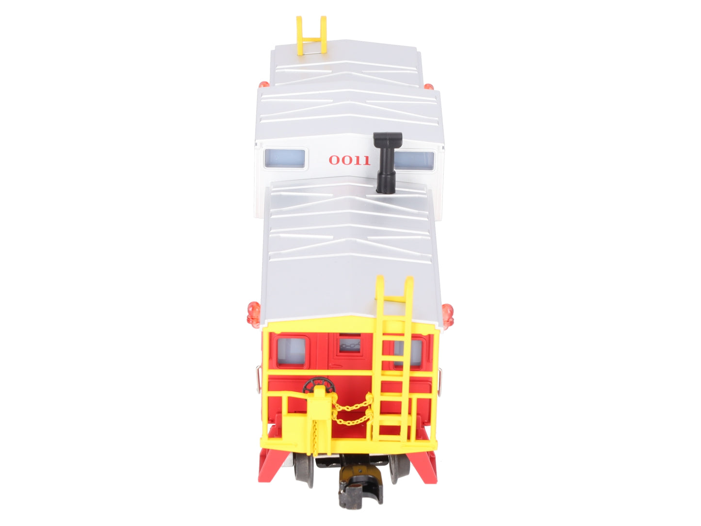 MTH 30-77375 O Gauge Santa Fe Extended Vision Caboose #0011 EX/Box