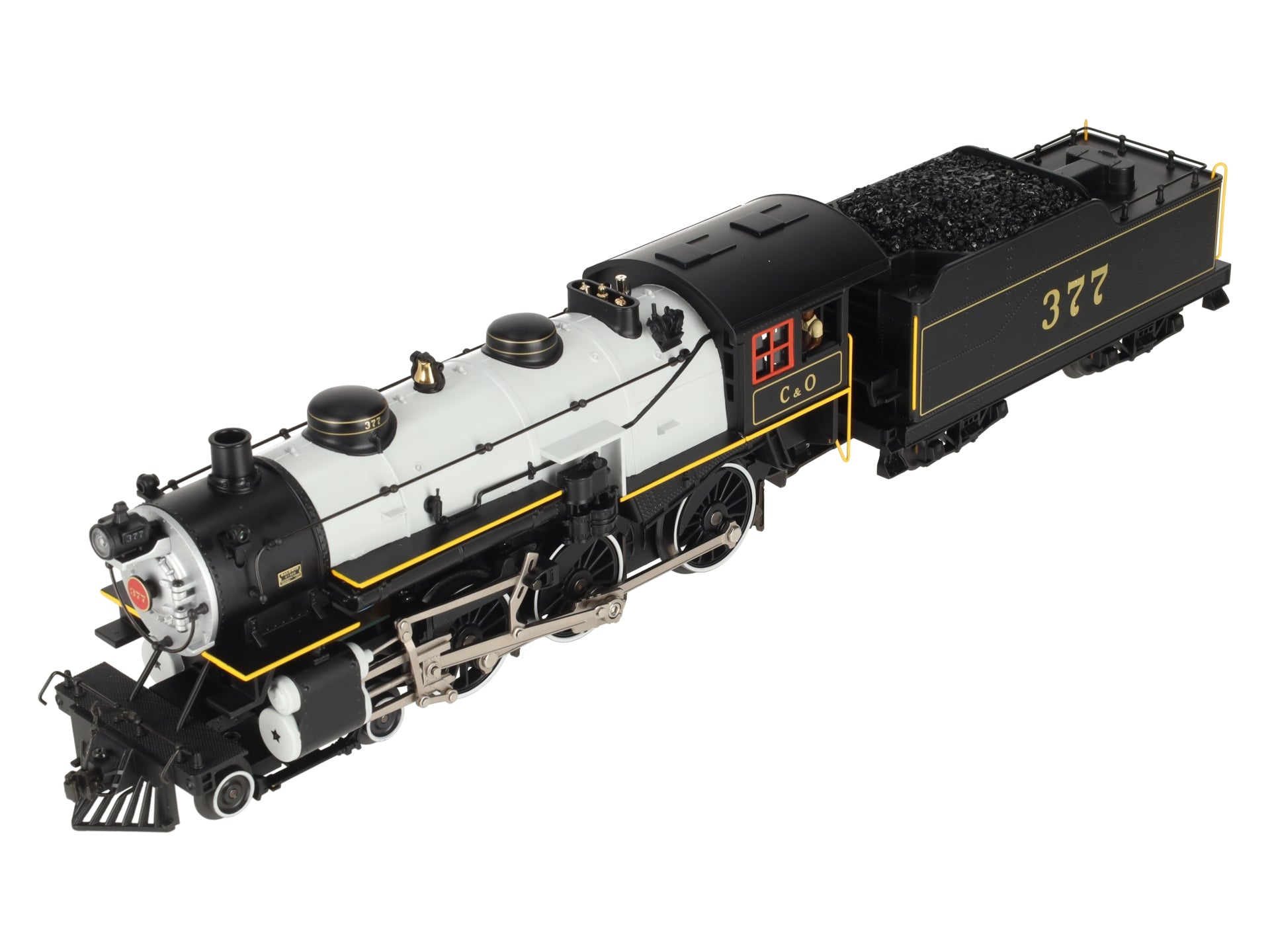 Lionel 6-11156 O Gauge C&O 4-6-0 Ten-Wheeler Steam Locomotive & Tender #377 LN/Box