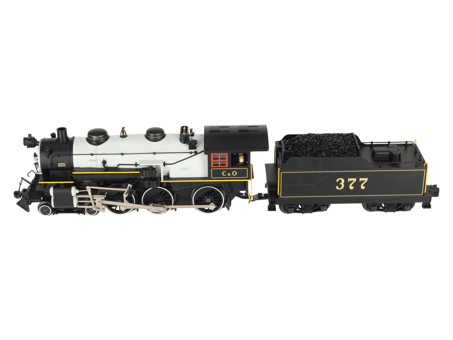 Lionel 6-11156 O Gauge C&O 4-6-0 Ten-Wheeler Steam Locomotive & Tender #377 LN/Box