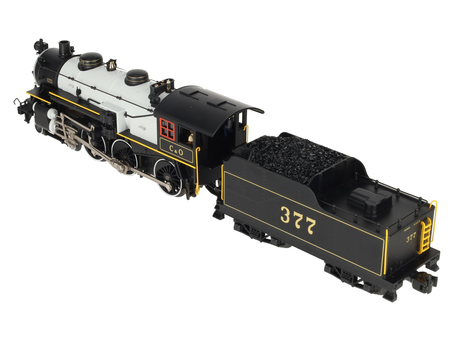 Lionel 6-11156 O Gauge C&O 4-6-0 Ten-Wheeler Steam Locomotive & Tender #377 LN/Box