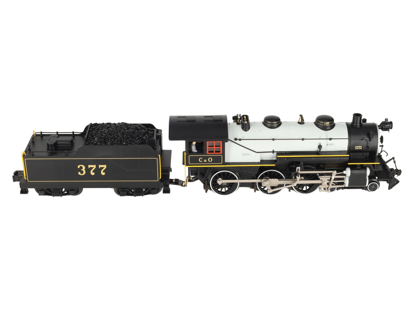 Lionel 6-11156 O Gauge C&O 4-6-0 Ten-Wheeler Steam Locomotive & Tender #377 LN/Box