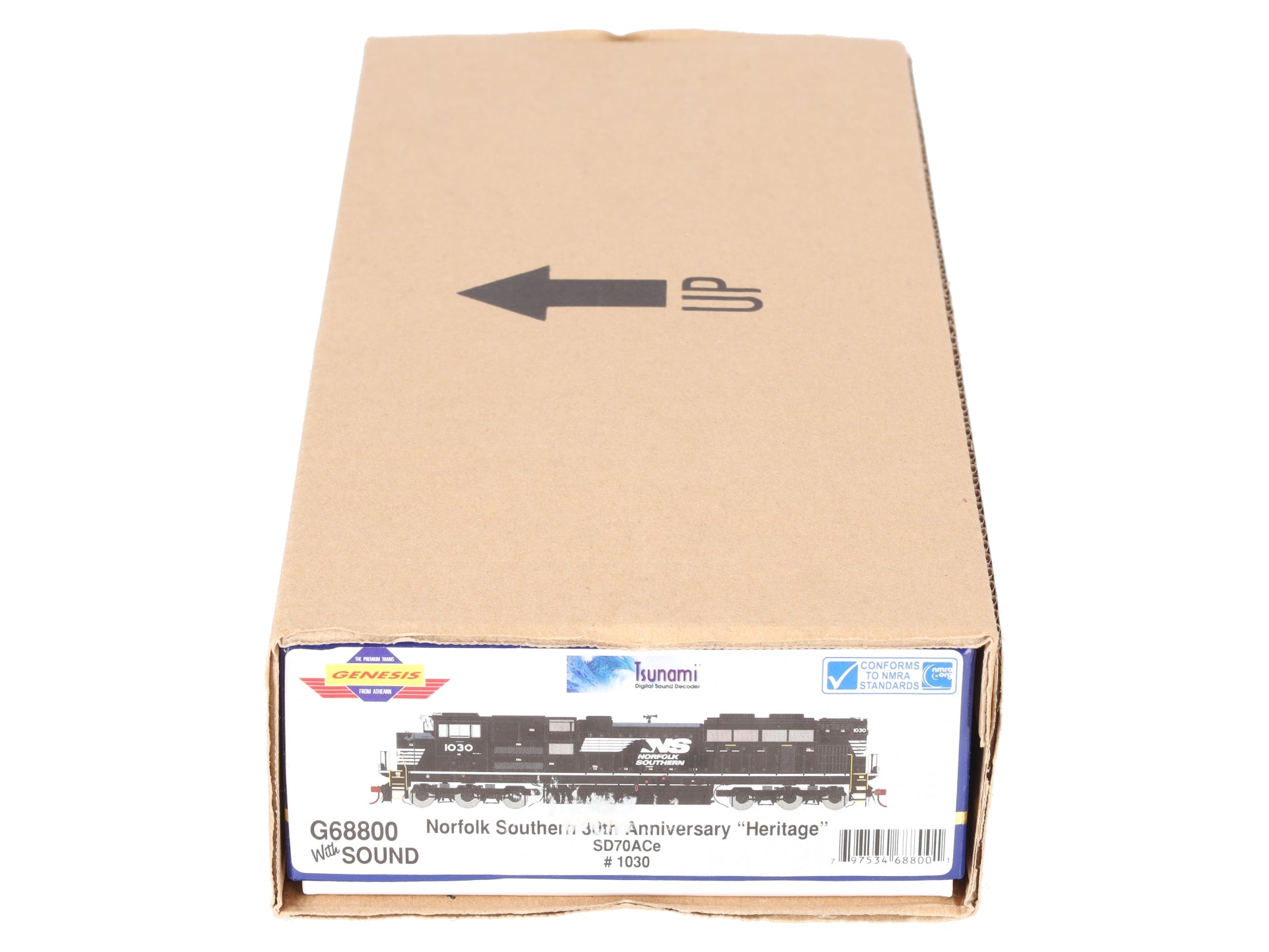 Athearn G68800 HO NS/30th Anniv. SD70ACe Diesel Locomotive #1030 w/DCC & Sound EX/Box