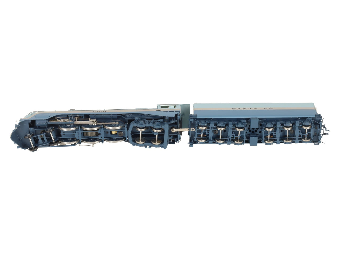 Hallmark HO Scale BRASS ATSF Streamlined 4-6-4 Blue Goose Steam Loco #3460 - FP EX/Box