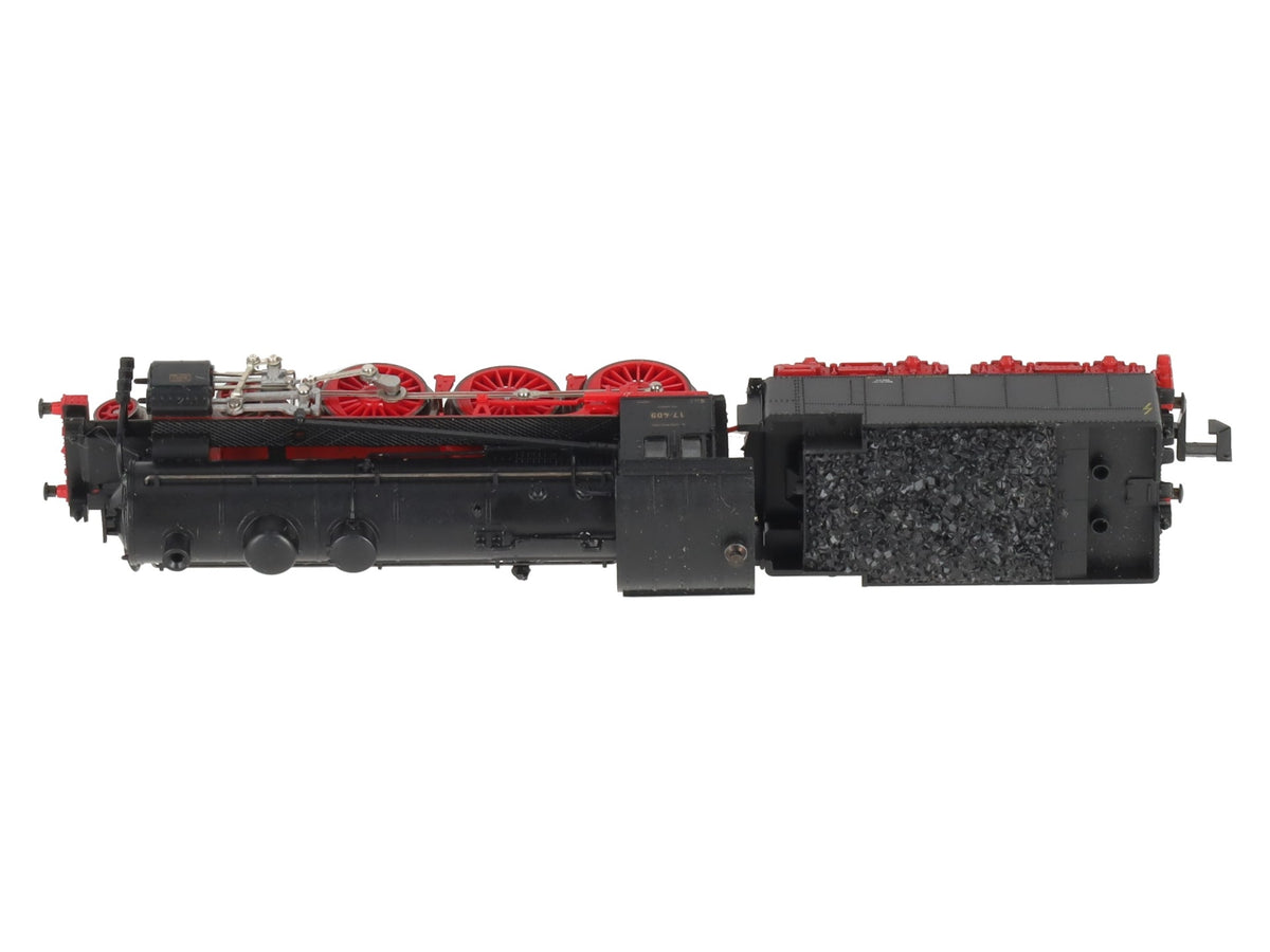 Trix 12601 N Scale DR 4-6-0 Steam Locomotive & Tender #17409 EX/Box