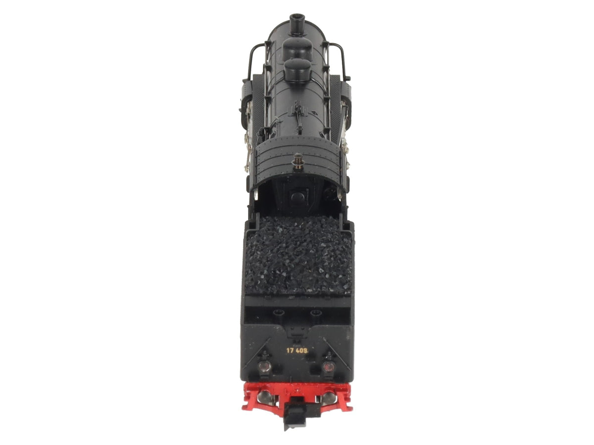 Trix 12601 N Scale DR 4-6-0 Steam Locomotive & Tender #17409 EX/Box